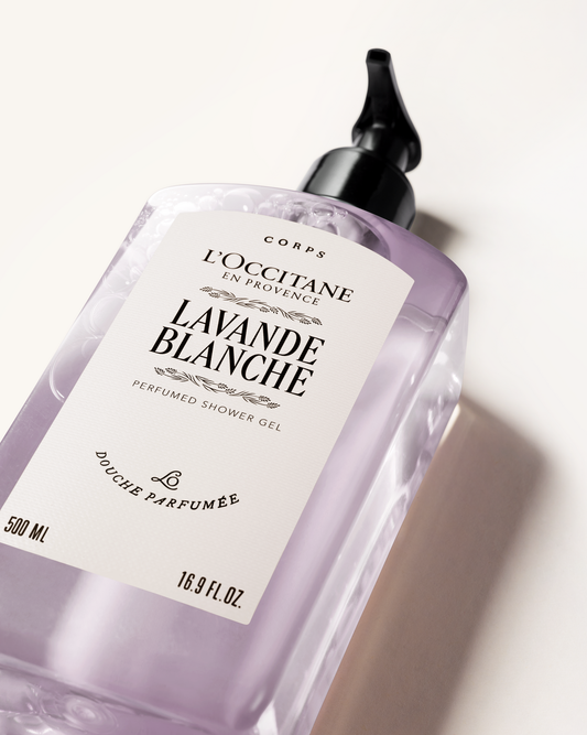 Lavande Blanche perfumed shower gel