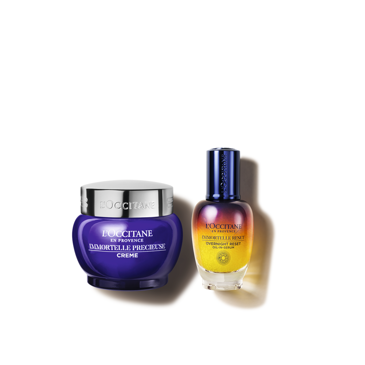 Zestaw w cenie specjalnej - Duet serum Immortelle Reset i Krem do twarzy Drogocenny Immortelle