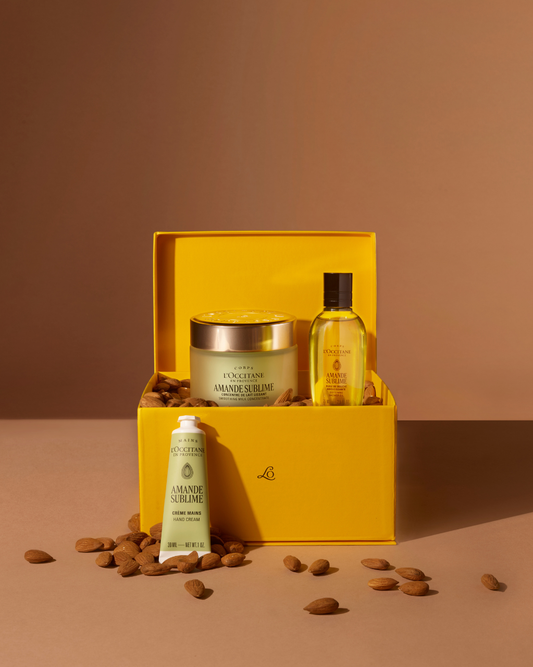 Zestaw w cenie specjalnej - Trio Amande Sublime (Migdał)