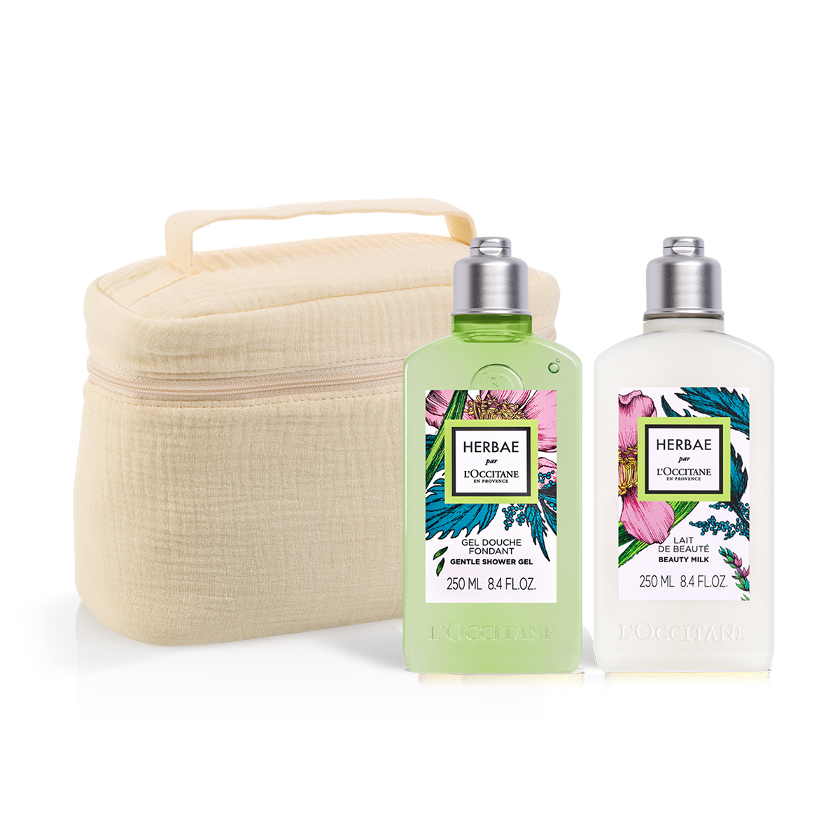 Zestaw w cenie specjalnej - Duet Herbae par L'OCCITANE w kosmetyczce