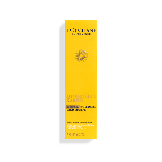 Odmładzający krem do rąk Masło Shea & Immortelle