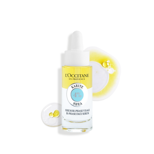 Dwufazowe serum do twarzy Masło Shea