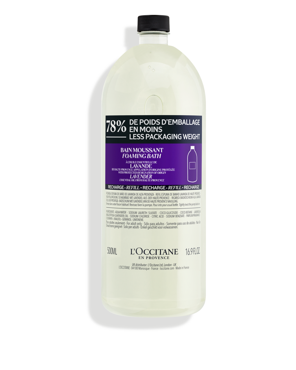 Lavender Foaming Bath Refill