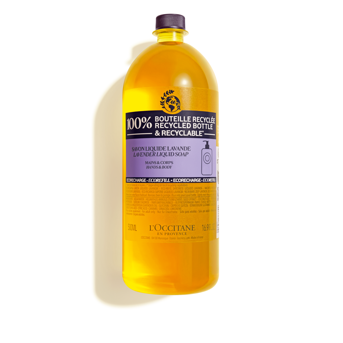 Refill mydła w płynie Masło Shea - Lawenda
