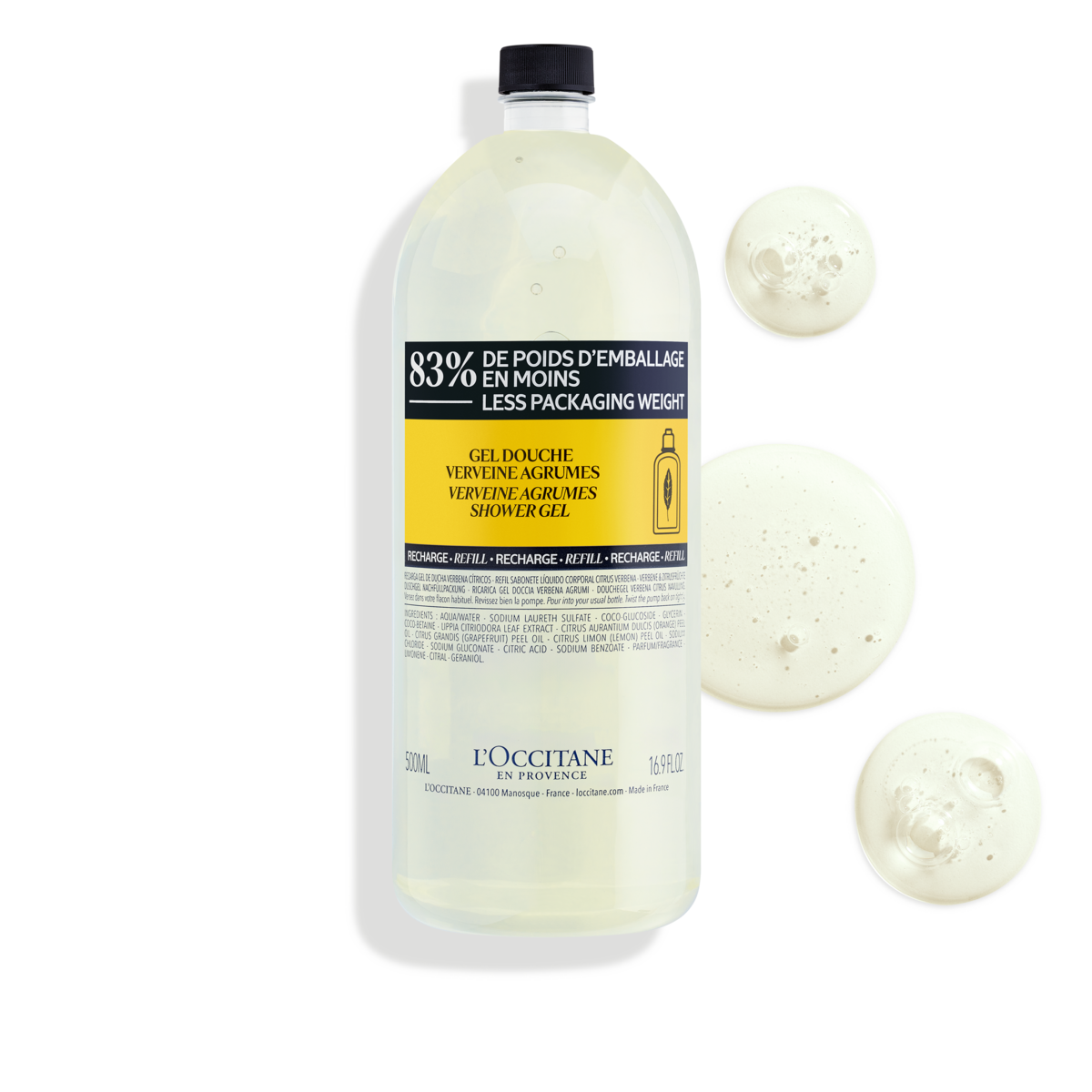 Żel pod prysznic Cytrusowa Werbena - eko-uzupełnienie