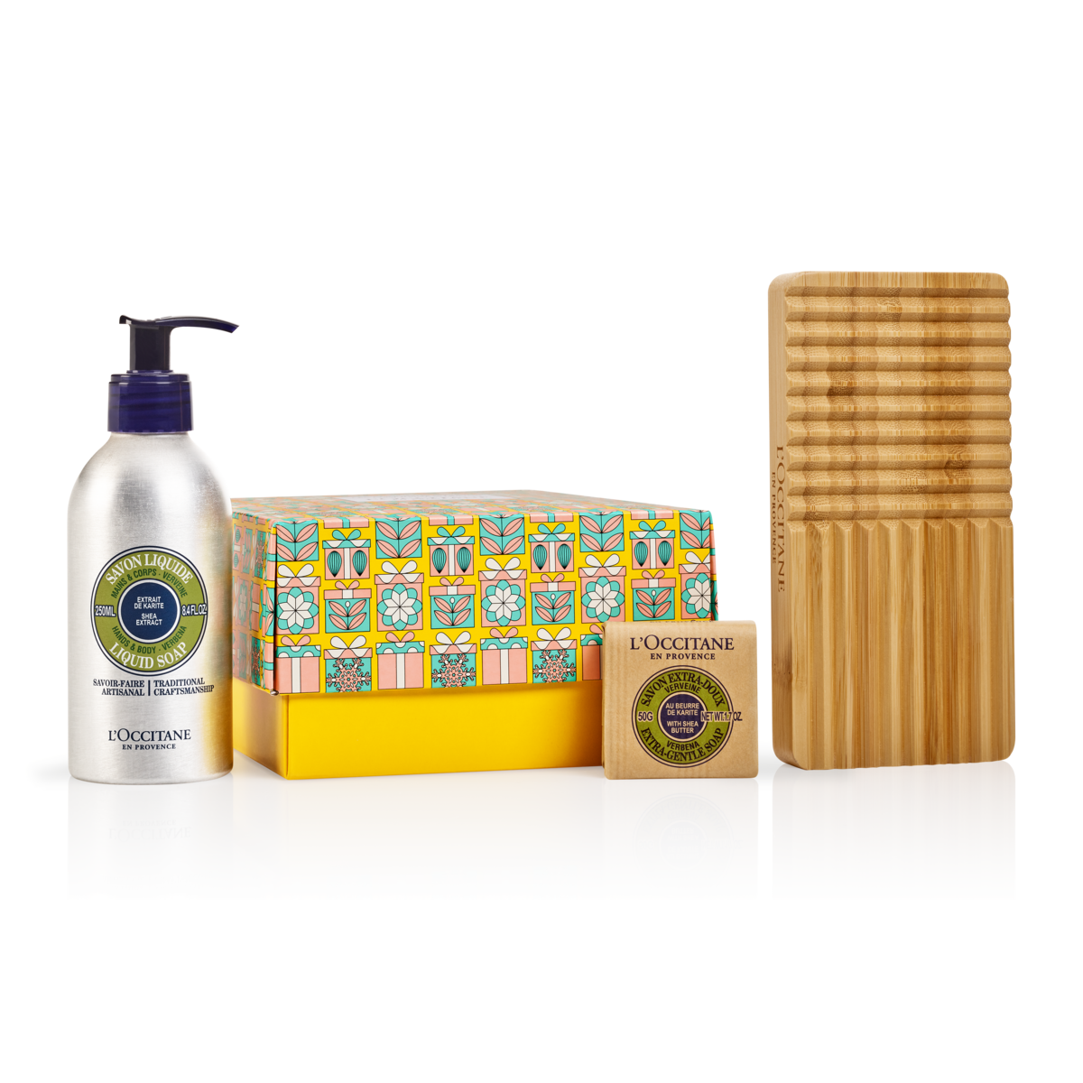 Zestaw do pielęgnacji dłoni Shea Werbena z mydelniczką