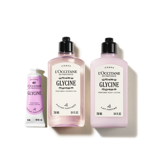 Zestaw w cenie specjalnej - Trio do pielęgnacji ciała Glycine