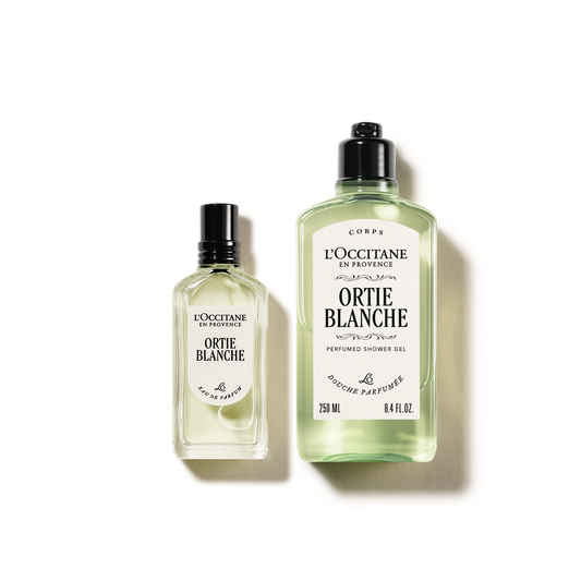 Zestaw w cenie specjalnej - Duet z zapachem Ortie Blanche (Herbae par L'OCCITANE)