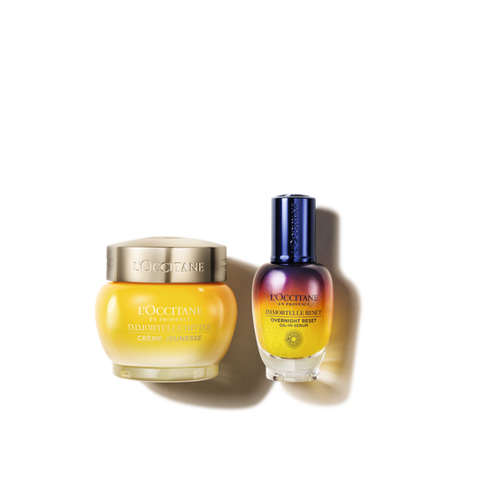 Zestaw w cenie specjalnej - Duet serum Immortelle Reset i Krem do twarzy Immortelle Divine
