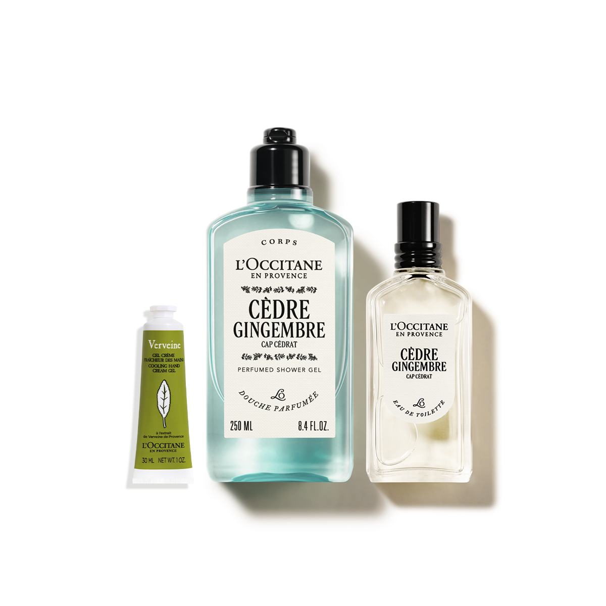 Zestaw w cenie specjalnej - Trio z zapachem Cèdre Gingembre (Cap Cédrat)