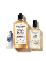 Zestaw w cenie specjalnej - Trio z zapachem Cèdre Encens (des Baux)