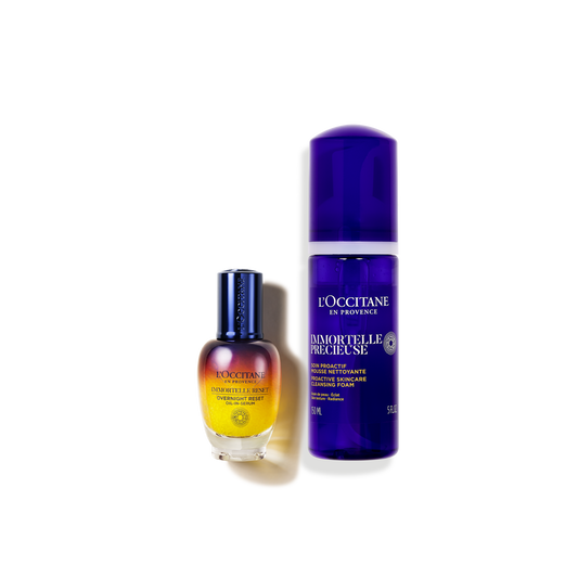 Zestaw w cenie specjalnej - Duet do pielęgnacji twarzy Immortelle