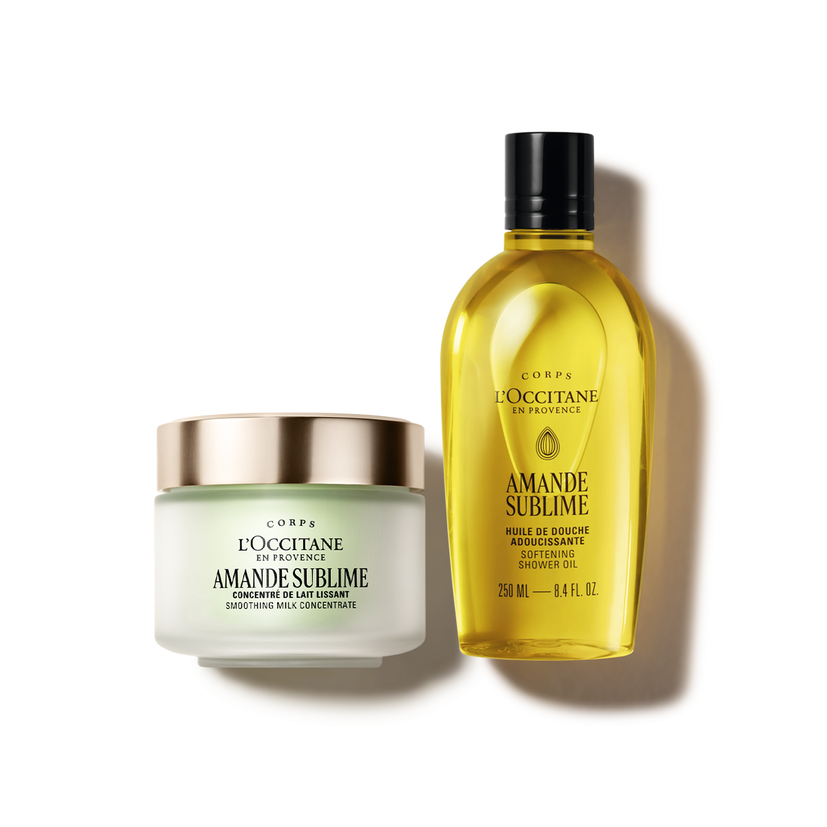 Zestaw w cenie specjalnej - Duet do pielęgnacji ciała Amande Sublime (Migdał)