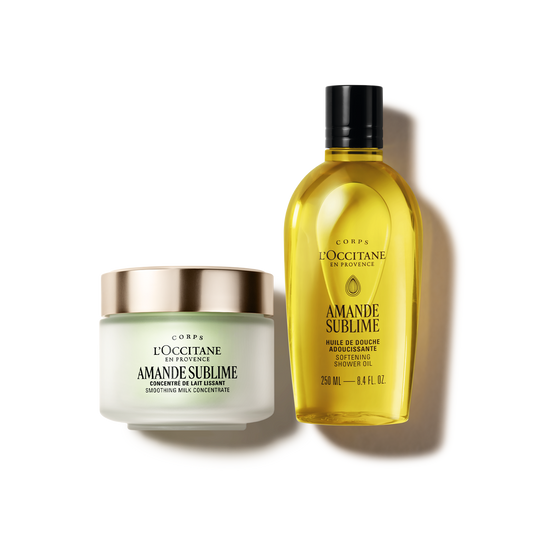 Zestaw w cenie specjalnej - Duet do pielęgnacji ciała Amande Sublime (Migdał)