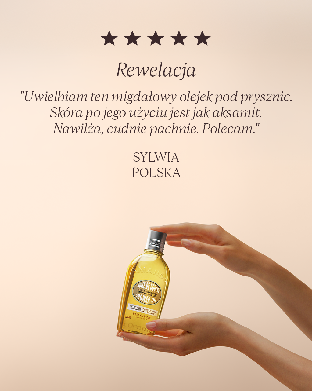 Olejek pod prysznic Migdał