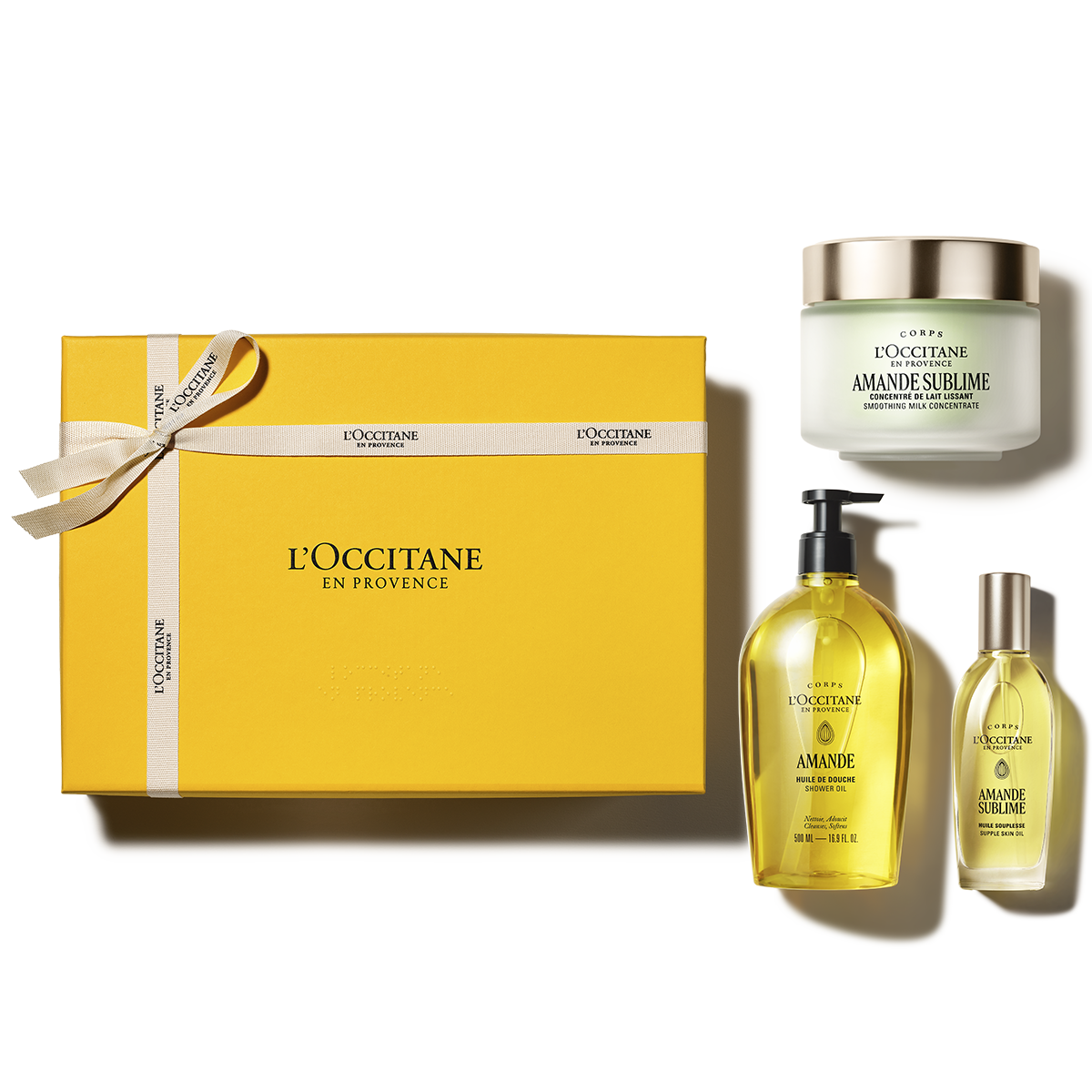 Zestaw w cenie specjalnej - Trio Amande Sublime (Migdał)