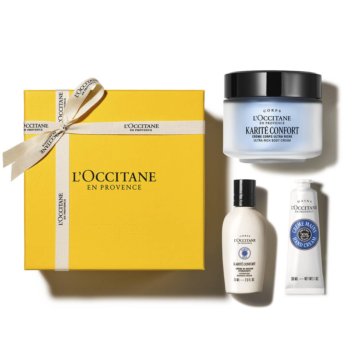 Zestaw w cenie specjalnej - Trio Karité Confort (Masło Shea)