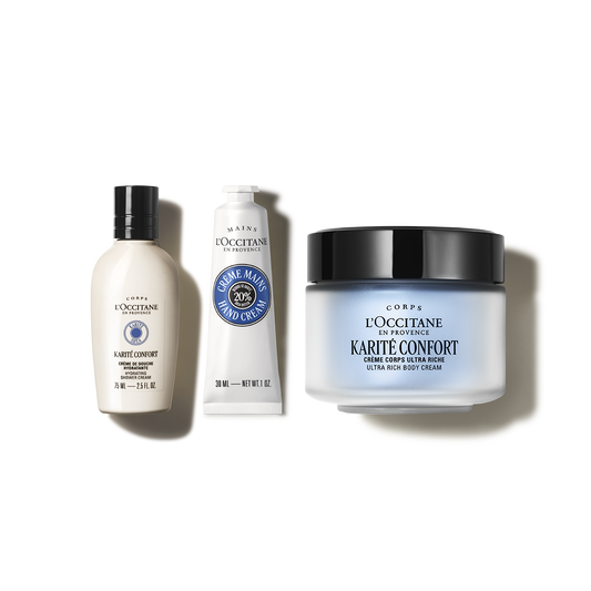 Zestaw w cenie specjalnej - Trio Karité Confort (Masło Shea)