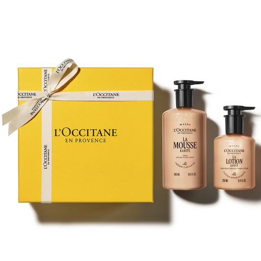 Zestaw w cenie specjalnej - Duet do dłoni Karité Confort (Masło Shea)