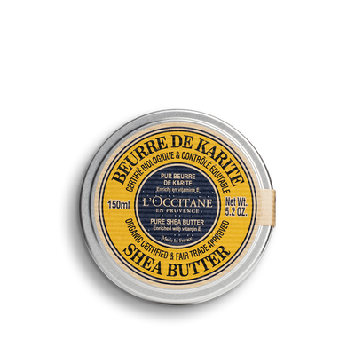 Czyste masło shea z certyfikatami organiczności i sprawiedliwego handlu