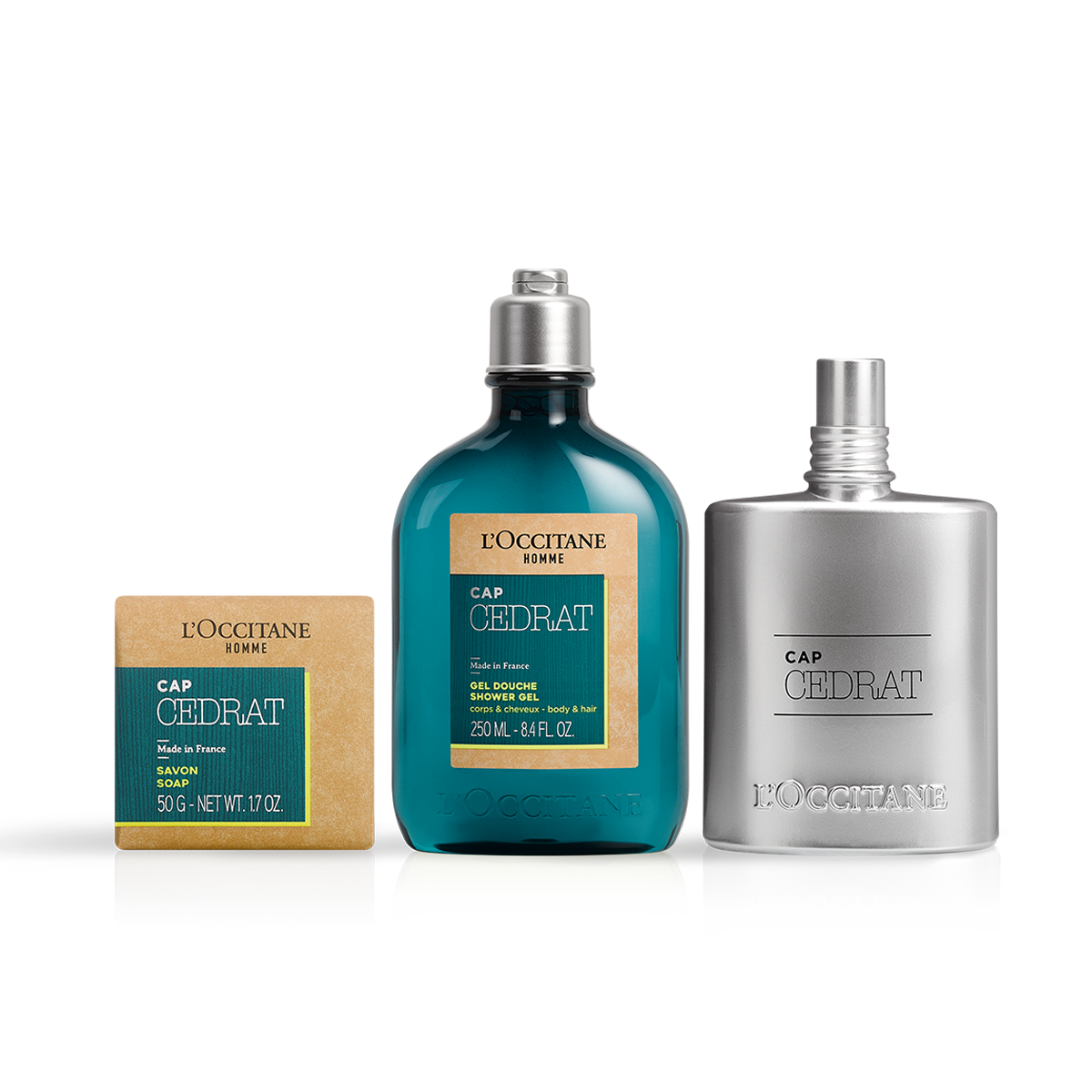 Trio Cap Cédrat
